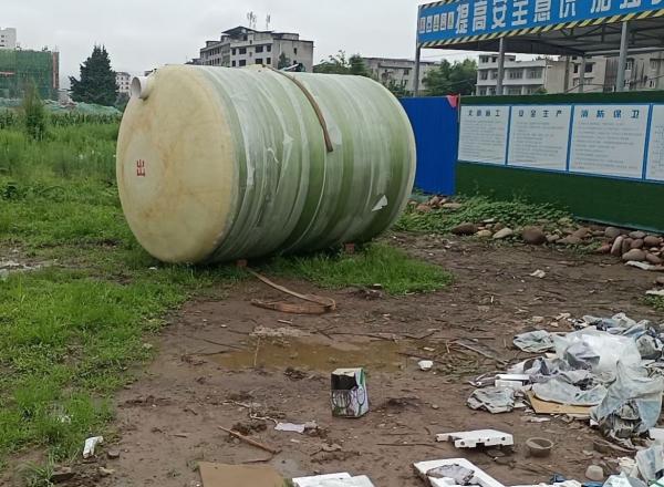 遂宁遂宁船山区10立方玻璃钢化粪池项目